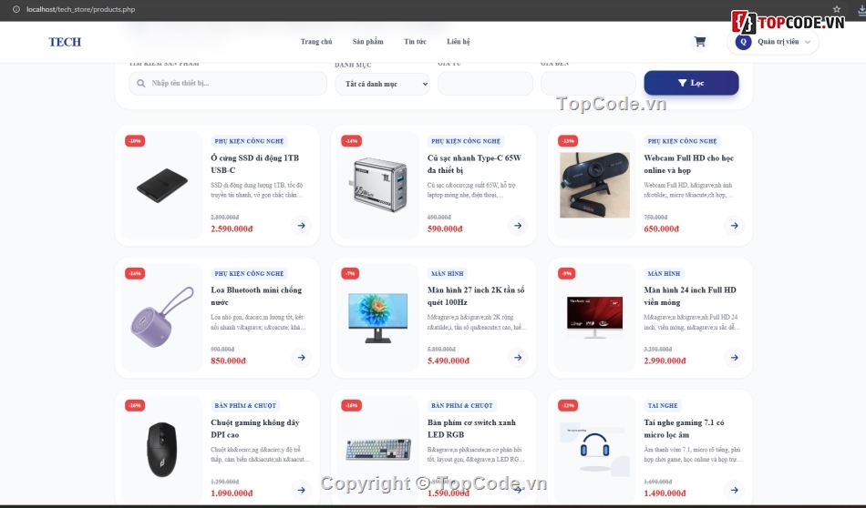 Website bán hàng,Web bán hàng,công nghệ